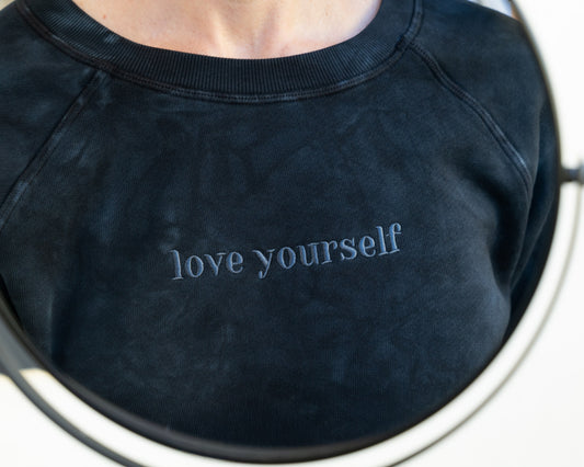 Mirror Me Sleeveless Sweatshirt-Hand Tie-Dyed