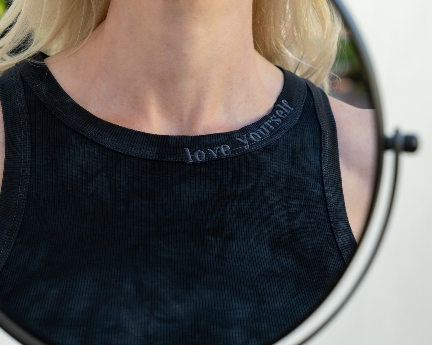 Mirror Me Crop Tencel Tank-Night Sky Tie-Dye