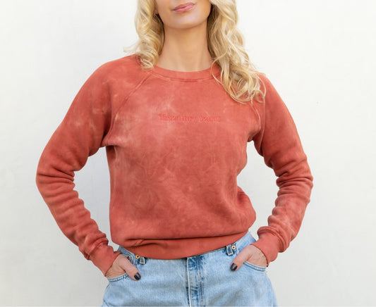 Mirror Me Long Sleeve Sweatshirt - Hand Tie-Dyed