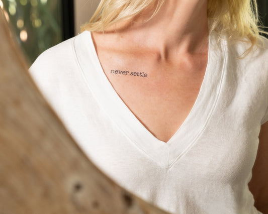 Mirror Me Affirmation Temporary Tattoo Sheet