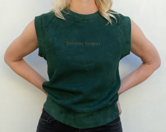 Mirror Me Sleeveless Sweatshirt - Hand Tie-Dyed