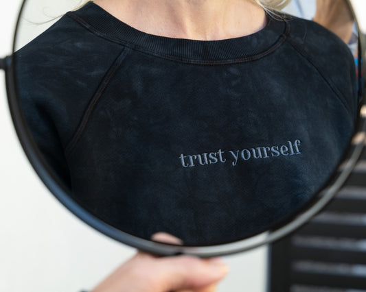 Mirror Me Long Sleeve Sweatshirt-Hand Tie-Dyed