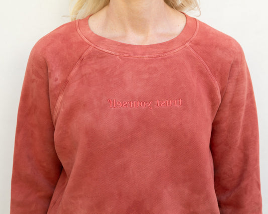 Mirror Me Long Sleeve Sweatshirt - Hand Tie-Dyed